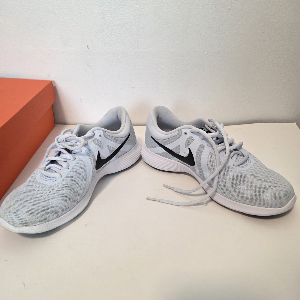 Nike Revolution 4 Low Textile Trainers Light Blue SZ 6 - Picture 13 of 16